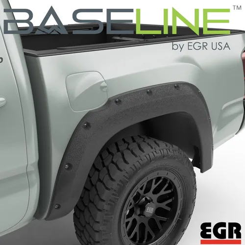 Vista 6 de EGR BLF1017 - Guardabarros serie Baseline con aspecto atornillado simulado, compatible con Toyota Tacoma 2016-2023