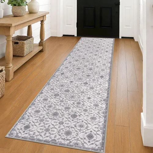Vista 51 de KILOCOCO Alfombra marroquí pequeña, de 2 x 3 pies, color negro/dorado, súper suave, lavable, para interiores, vintage, lavable, antideslizante