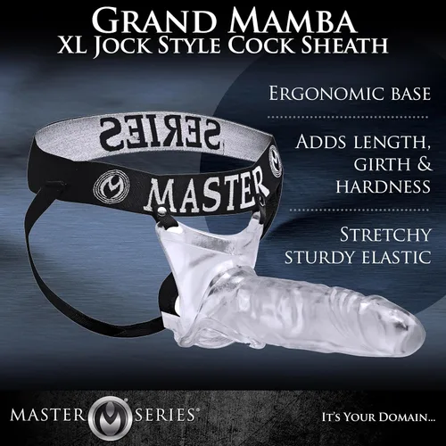 Vista 2 de Master Series Grand Mamba Jock Style - Funda para polla, XL (AE586)