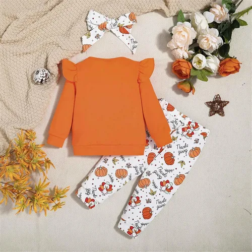 Vista 3 de Halloween for Toddlers Cap Sleeve Halloween Costumes for Toddler Girls Pumpkin Halloween Costume for Girl