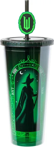 Vista 9 de Silver Buffalo Disney Una Loca Aventura de Goofy con Goofy, Max Goof, Roxanne y Bobby Zimuruski - Vaso de plástico para bebidas frías con tapa