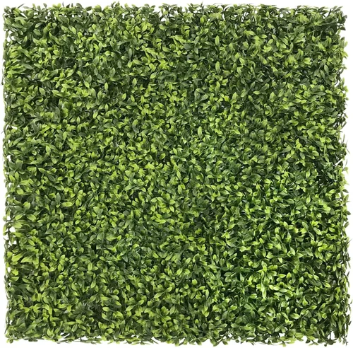 Vista 32 de E&K Panel de valla de plantas artificiales de 20 x 20 pulgadas, hojas sintéticas, césped, panel de privacidad para interiores y exteriores