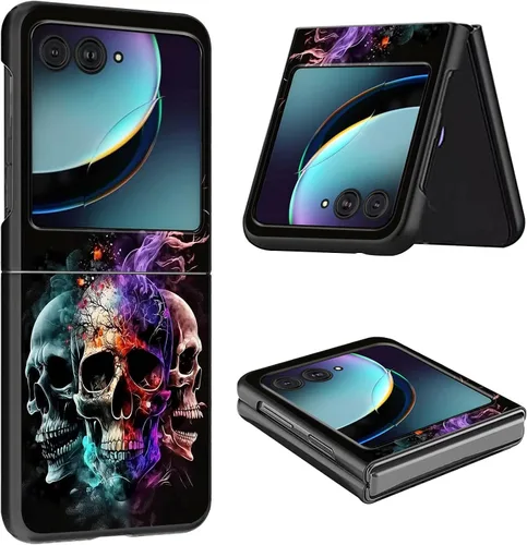 Vista 24 de Funda para Moto Razr Plus 2023 para Motorola Razr Plus Funda delgada y ligera de policarbonato duro a prueba de golpes Funda protectora para Audio