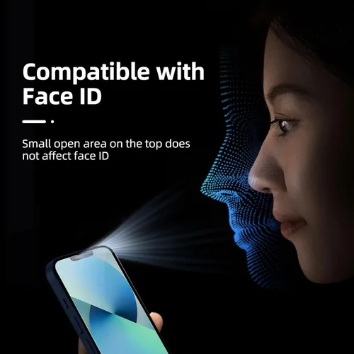 Vista 152 de NEW'C Paquete de 3 protectores de pantalla de privacidad para iPhone Air/iPhone 17 Air (6.5 pulgadas), película de vidrio templado antiespía