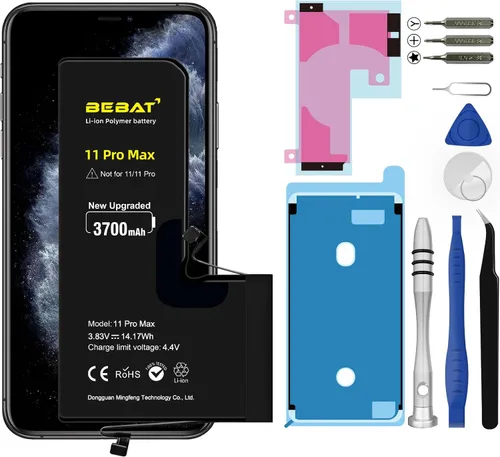 Vista 8 de Batería de repuesto para iPhone 11, batería de repuesto de polímero de iones de litio de alta capacidad de 5000 mAh para el modelo A2111, A2223