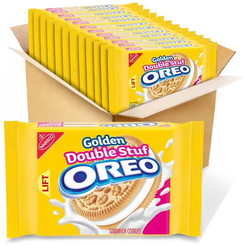 Vista 33 de OREO Galletas de sándwich de chocolate con crema sabor a chips de Java tamaño familiar, 17 onzas