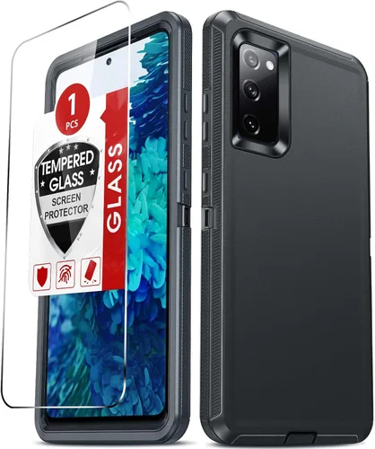 Vista 43 de LeYi Funda compatible con Galaxy S8: no compatible con S8 Plus: cubierta exterior de goma 3 en 1 de cuerpo completo a prueba de golpes, resistente