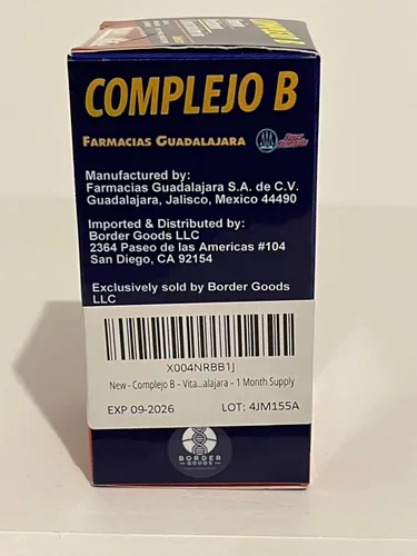 Vista 4 de Complejo B (complejo B) – Vitamina B1, B6, B12 tabletas – Suplemento dietético – 30 tabletas – 1 mes de suministro