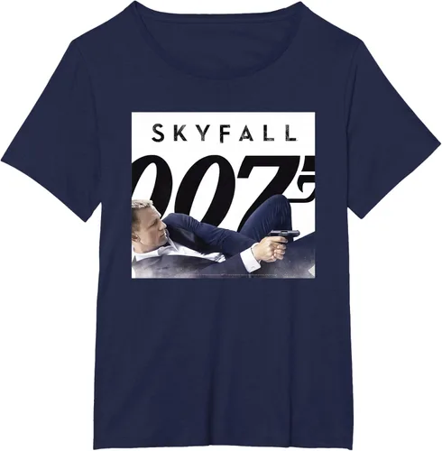 Vista 15 de Official James Bond 007 Camiseta Skyfall, Negro