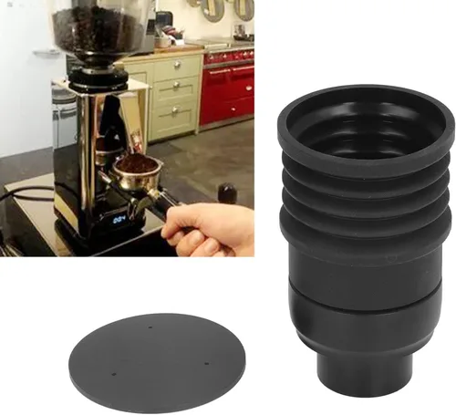 Vista 6 de Tolva de café de silicona, accesorios ligeros de la máquina de café negra para el molinillo de café