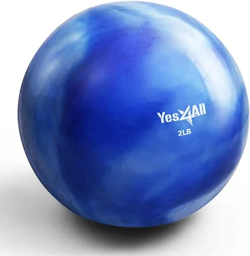 Vista 13 de Yes4All - Bolas de tonificación con peso para ejercicio, bolas medicinales suaves para ejercicio, pilates, yoga, equilibrio, flexibilidad, 2-10