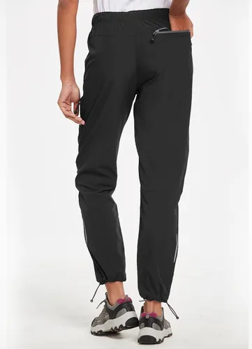 Vista 3 de BALEAF - Leggings tipo capri para mujer, con bolsillos, cintura alta, longitud hasta la rodilla, elásticos, pantalones casuales de yoga