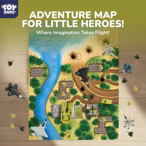 Vista 7 de TOY Life Army Men Playset (Mapa de aterrizaje de playa Set 2)