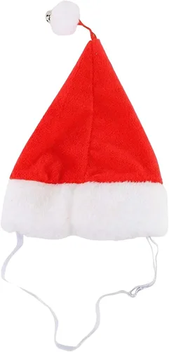 Vista 2 de Midlee Feliz Navidad Jingle Bell perro sombrero de Papá Noel