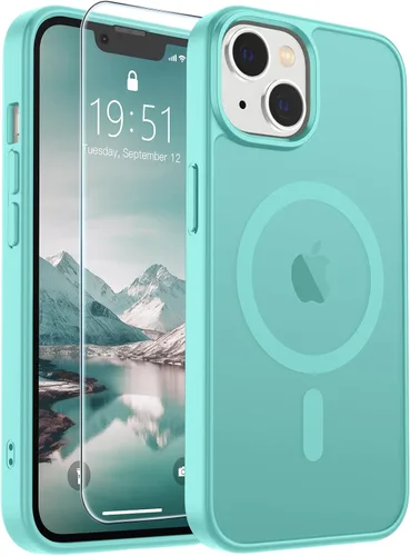 Vista 237 de SUPFINE Funda magnética para iPhone SE 2022 (3ª)/2020 (2ª), iPhone 8 (compatible con MagSafe) (protección contra caídas de grado militar), funda