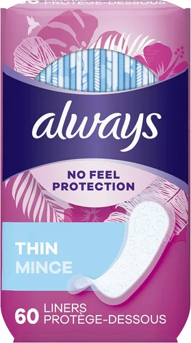 Vista 13 de Always Daily Fresh Thin Liners, absorción regular, protectores de braga sin perfume, 864 unidades, paquete de 4