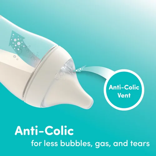 Vista 6 de NUK Perfect Match - Tetilla de silicona suave de flujo medio con ventilación anti-cólico, paquete de 2, libre de BPA