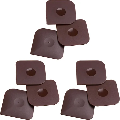Vista 8 de Juego de herramientas de raspado de ollas de plástico para cocina, 3 piezas de esponja de nylon de plástico para limpieza de sartenes de hierro Negro