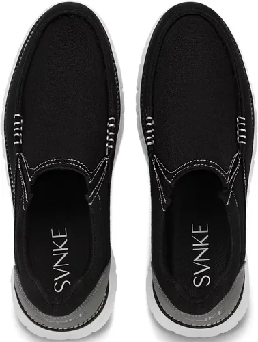 Vista 2 de Mocasines de lona para hombre, cómodos, informales, formales, modernos, duraderos, para caminar