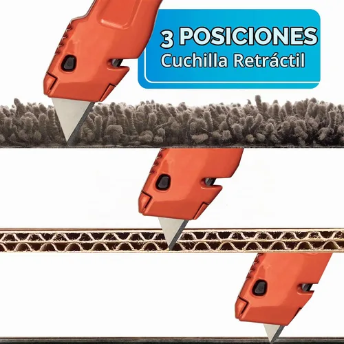 Vista 5 de BLACK+DECKER Cuchillo utilitario, retráctil, hoja de cambio rápido, paquete de 2 (BDHT1039495APB)