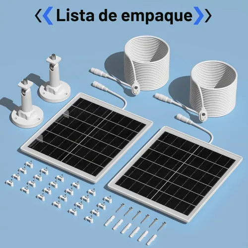Vista 8 de Cargador de panel solar de 5 W compatible con cámara Arlo Pro 5S/Pro 4/Pro 3/Ultra/Ultra 2/Go 2, carga de paneles solares con cable de carga