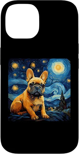 Vista 4 de Van Gogh Dog French Bulldog Case for iPhone 17