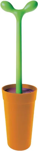 Vista 4 de Alessi Merdolino Aleesi ASG04 Merdolino - Escobilla de inodoro, color marrón