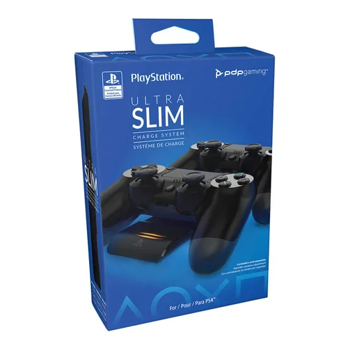 Vista 2 de PDP Gaming Magnetic Ultra Slim Charging System Black - PS4 & PowerA Charging Dock for Playstation VR Move Motion Controllers - PSVR - Playstation 4