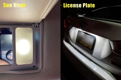 Vista 6 de Kit de luces LED interiores Outback de 12 piezas para Subaru Outback 2010 2011 2012 2013 2014 2015 2016 2017 2018 2019 2020 paquete de iluminación