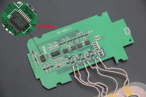 Vista 4 de 2 Pcs montón Tecnología de carga inalámbrica Tres bocinas Qi Estándar bricolaje Modified LED de bajo calor Cargador inalámbrico Transmisor Módulo