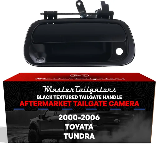 Vista 16 de Master Tailgaters Manija de Compuerta Trasera de Metal Negro con Cámara de Respaldo de Repuesto para Toyota Tundra (2000-2006) IP68 Resistente al