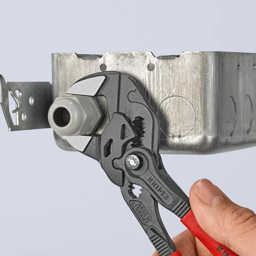 Vista 6 de KNIPEX Herramientas - Llave de alicates, acabado negro (8601180), 7 1/4 pulgadas