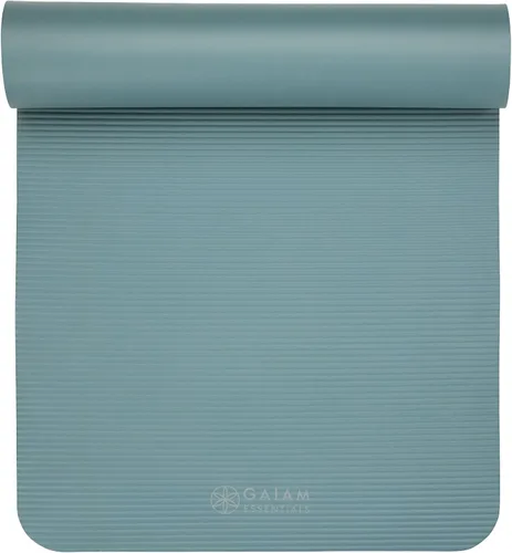 Vista 4 de Gaiam Tapete de yoga grueso, esterilla de ejercicio y fitness con correa de Balsam