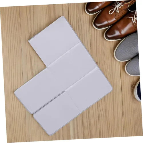 Vista 5 de Cabilock Foldable Ironing Board with Heat Resistant Iron Rest Pad Portable Compact Space-Saving Travel Iron Mat for Home and Vacation Use Design