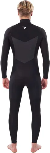 Vista 3 de Rip Curl - Hombre - Dawn Patrol 3/0.079 in Back Zip Wetsuit Vapor - Negro - Talla S-XXL