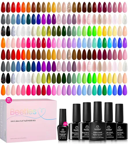Vista 24 de Beetles - Juego de 44 esmaltes de uñas de gel, colección Colorful Muse, 36 0-0 Musa colorida