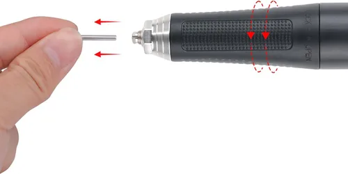 Vista 6 de NSKI Instrumento de pulido sin escobillas de carbono eléctrico fuerte de 50,000 RPM para joyería de laboratorio de máquina de taladro de uñas