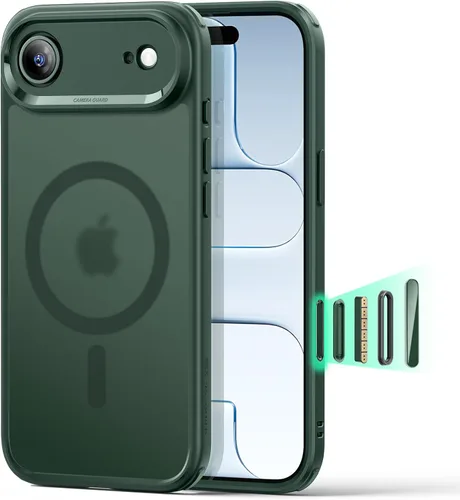 Vista 72 de ESR Funda para iPhone 14 Plus, compatible con MagSafe, protección de grado militar a prueba de golpes, resistente al amarillamiento, funda magnética