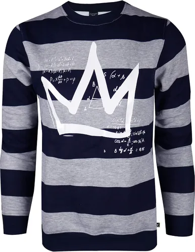 Vista 37 de SCREENSHOT APPLIQUE F11966 Premium Fleece Streetwear Chenille EMB Crew Neck Sweatshirt - Classic Fit