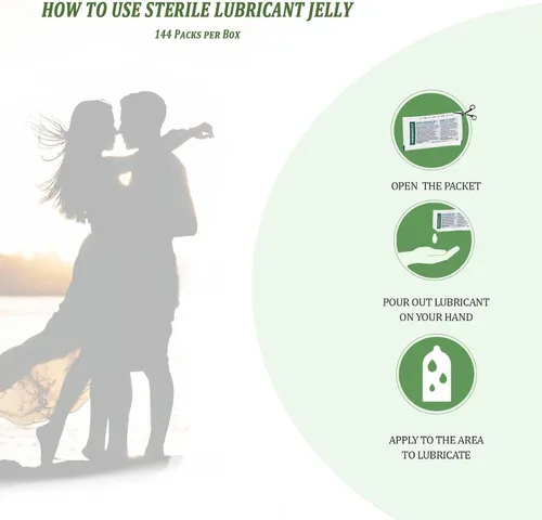 Vista 5 de Lubricante personal para hombres y mujeres, parejas, uso en clínicas y hospitales. Paquete de jalea lubricante profesional aséptica, gel lubricante