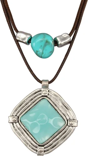Vista 48 de Collares bohemios para mujer, colgante largo de madera, collar vintage, collar de cadena de suéter, joyería hecha a mano Collar de cuentas
