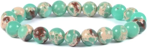 Vista 77 de Justinstones Gem - Pulsera elástica de cuentas redondas de piedras semipreciosas de 8 mm, unisex, de 17.78 cm Turmalina negra de grado A