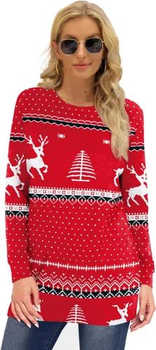 Vista 2 de Sudaderas para mujer, cuello redondo, manga larga, lisas, a la moda, casuales