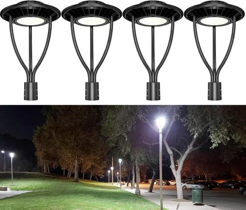 Vista 10 de Luz LED para poste superior con certificación ETL de 60 W, 48 W, 36 W, ajustable, 3 CCT, luces de poste para exteriores ajustables con fotocélula