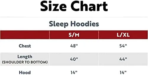 Vista 7 de Lazy One Sudadera con capucha de gran tamaño, ropa de dormir