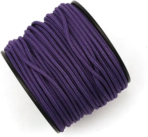 Vista 16 de Cuerda de nailon trenzada sólida de 1/8 pulgadas (3mm) de 164 pies, 5 hebras, paracord, cuerda delgada para manualidades, multiusos, resistente a