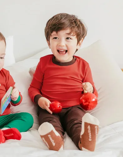 Vista 125 de VAENAIT BABY Infant Toddler Kids Adult Couple Family Matching Women Men Christmas Pjs Xmas Holiday Buffalo Plaid Pajama Set