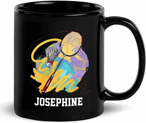 Vista 21 de Taza de café de fútbol personalizada con nombre, regalos para hombres, mujeres, amantes del fútbol, taza de cerámica negra personalizada de 11 onzas