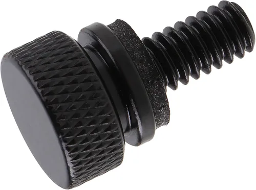 Vista 4 de Perno de asiento de acero inoxidable Tornillo de montaje trasero negro compatible con Harley Davidson 1996-2024, 2