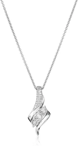Vista 9 de Amazon Essentials Collar con colgante de diamantes de 3 piedras (1/4 cttw), 18 pulgadas (anteriormente colección Amazon)